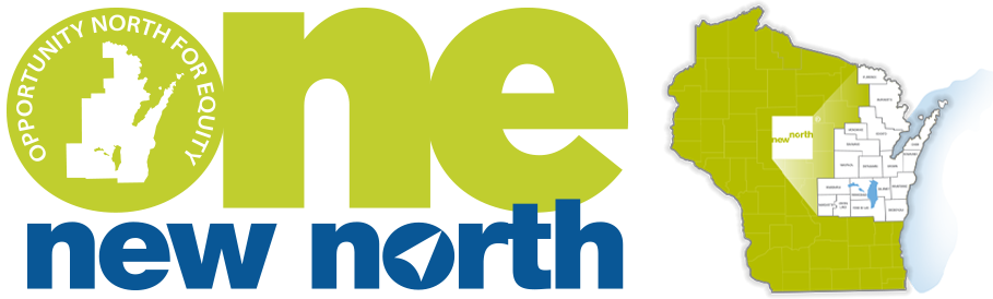One New North Logo with Map