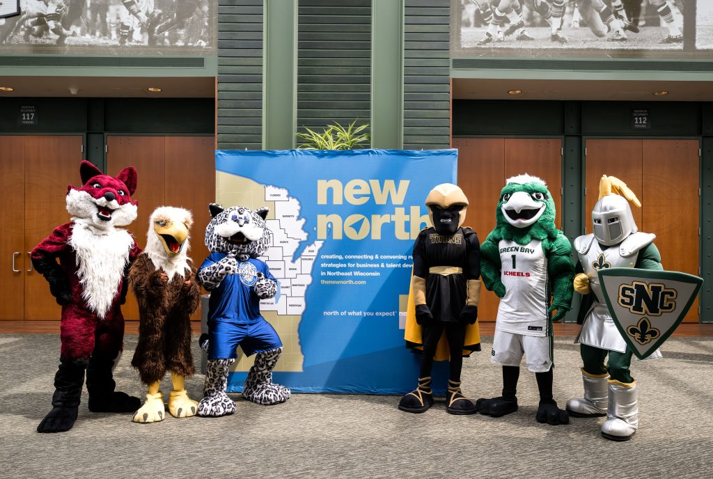 college mascots at 2025 New North Summit