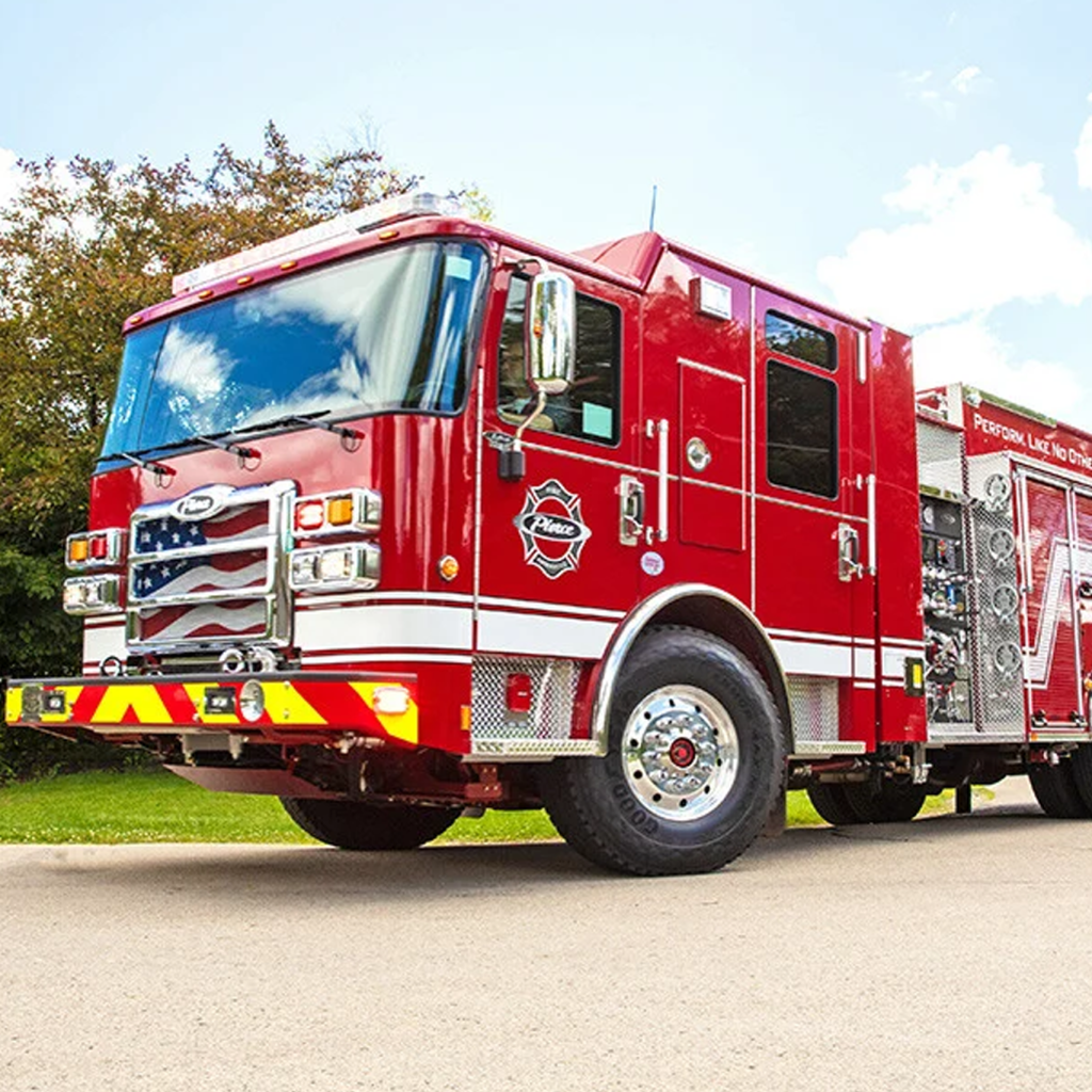 Pierce fire truck