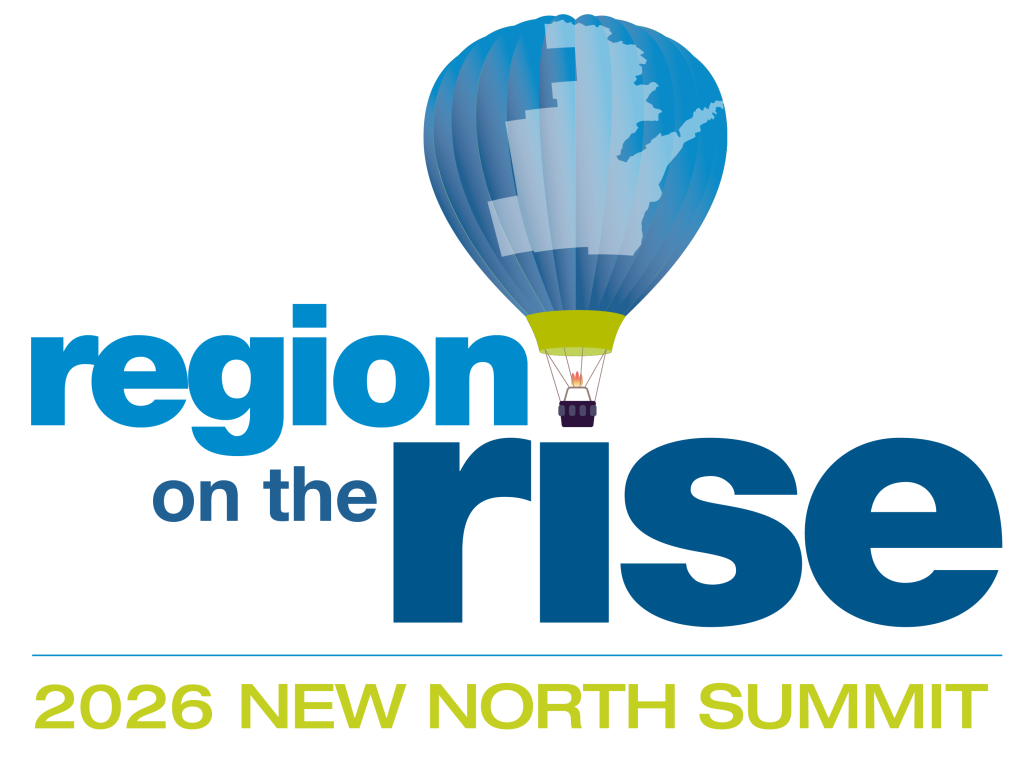 Region on the Rise 2026 New North Summit logo